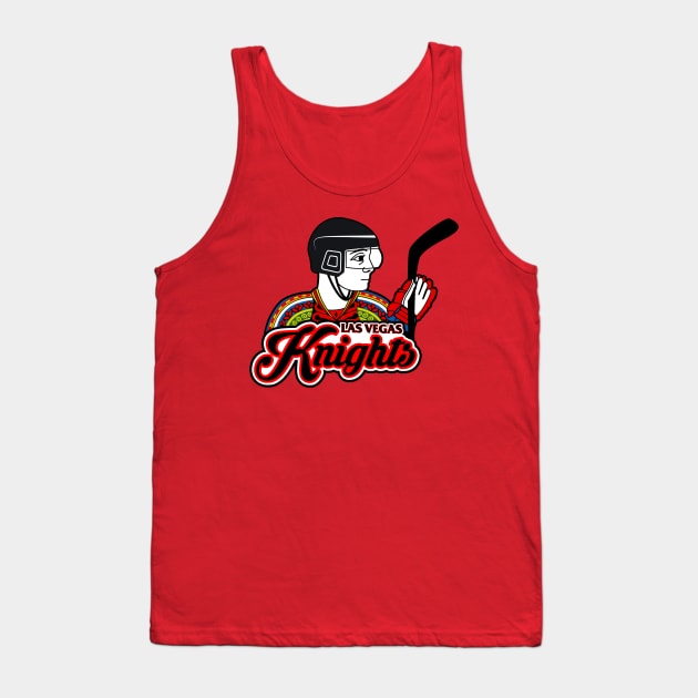 Cool Games, Hot Knights Tank Top by CineFluxProd